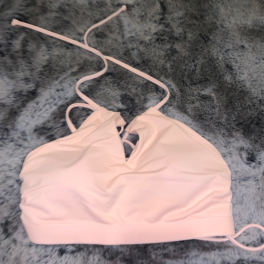 Pink Athleta Swim Top